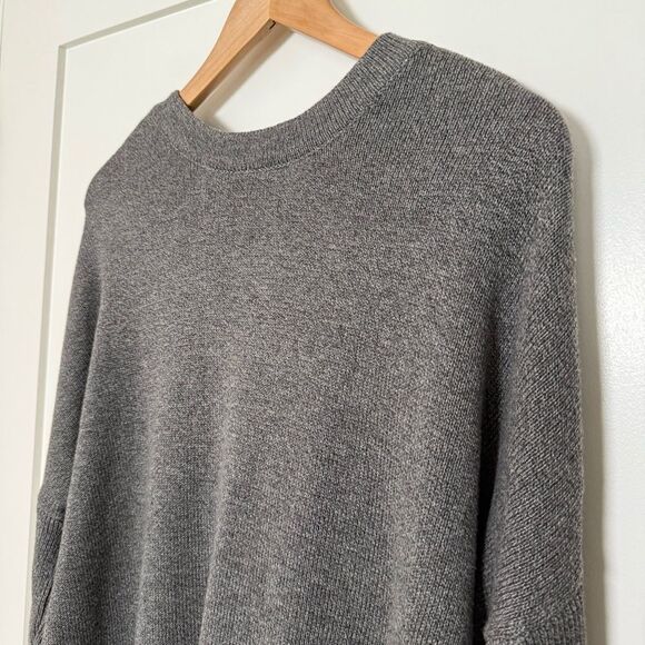 Vetta Sweater Cardigan Womens Sz XS Gray Oversized Knit Button Up Made in USA - Picture 7 of 13